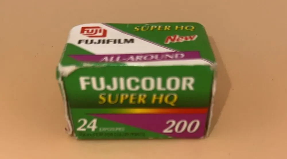 Vintage FUJIFILM 35mm Fujicolor Super HQ 200 Speed 24 EXP. Film NOS (expired)